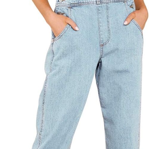 Women's Casual Stretch Adjustable Denim Bib Overalls Jeans Pants Jumpsuits